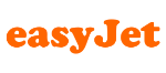 Logo d'EasyJet, compagnie partenaire pour départs du Maroc avec 2S Africa Travel