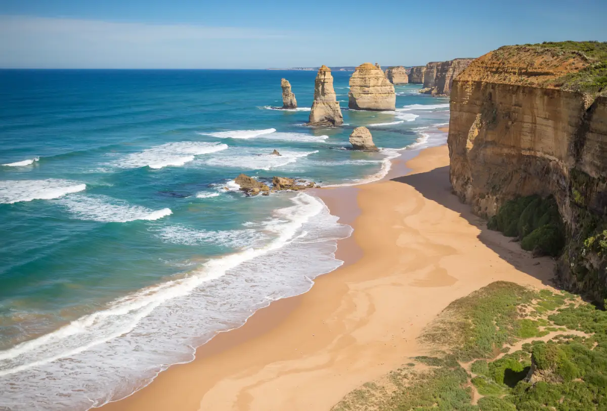 Falaises des Twelve Apostles en Australie, voyage organisé par 2S Africa Travel, agence de voyages à Rabat